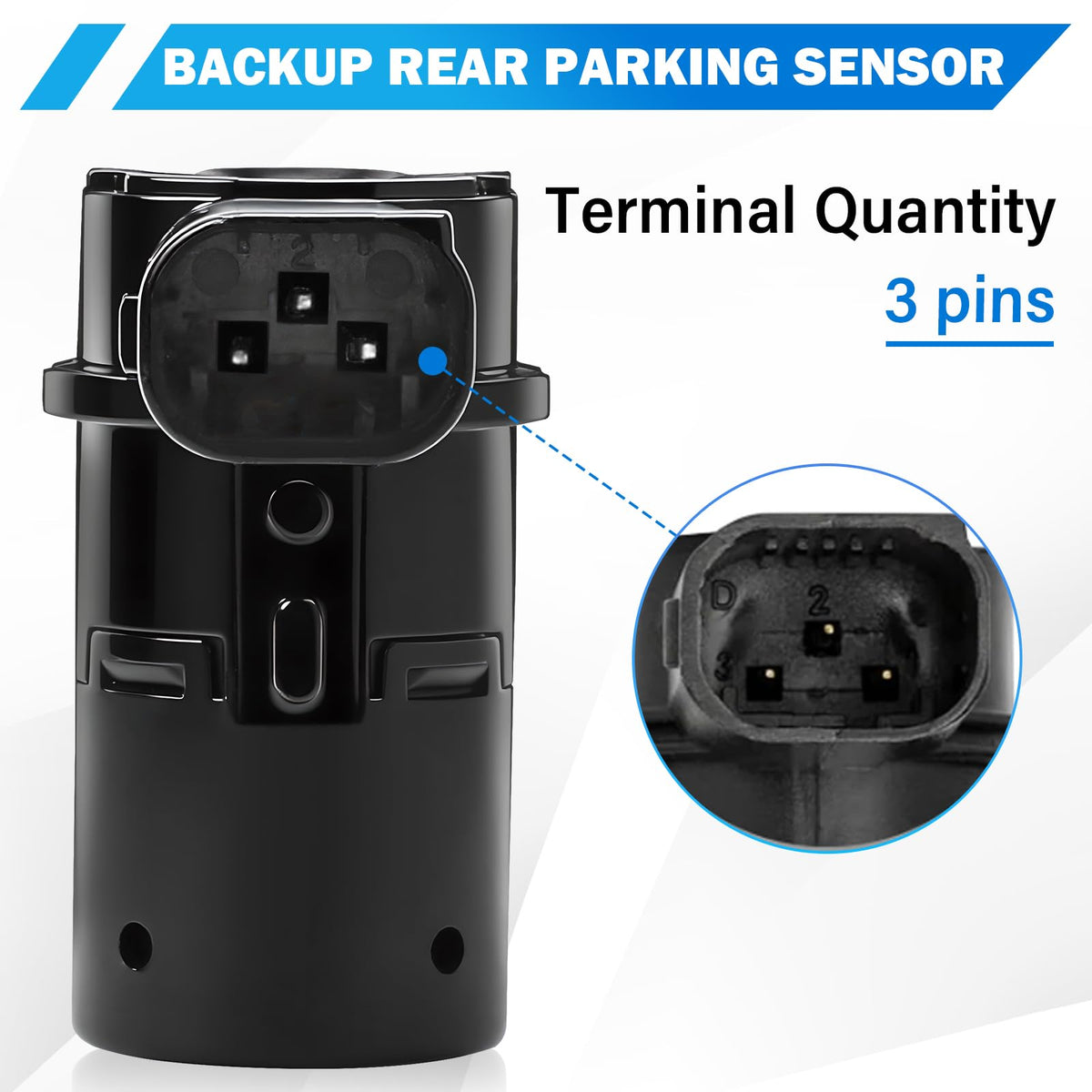 Yikesai sensor close-up revealing lens and durable housing, highlights OEM-style build quality