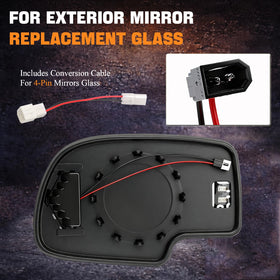 Yikesai mirror next to ruler showing accurate sizing benefit