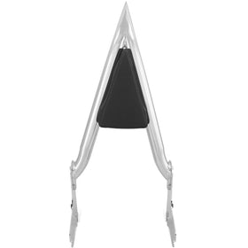 YikHouMall front view of 22-inch sissy bar showing shape and fit benefit