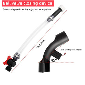 yilenxuri ball valve hose close-up highlighting precise flow control