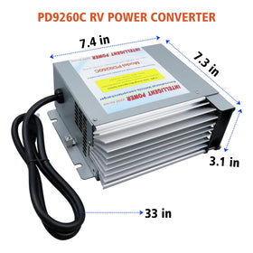 YILISAWIN PD9260CV next to a ruler showing dimensions for accurate space planning