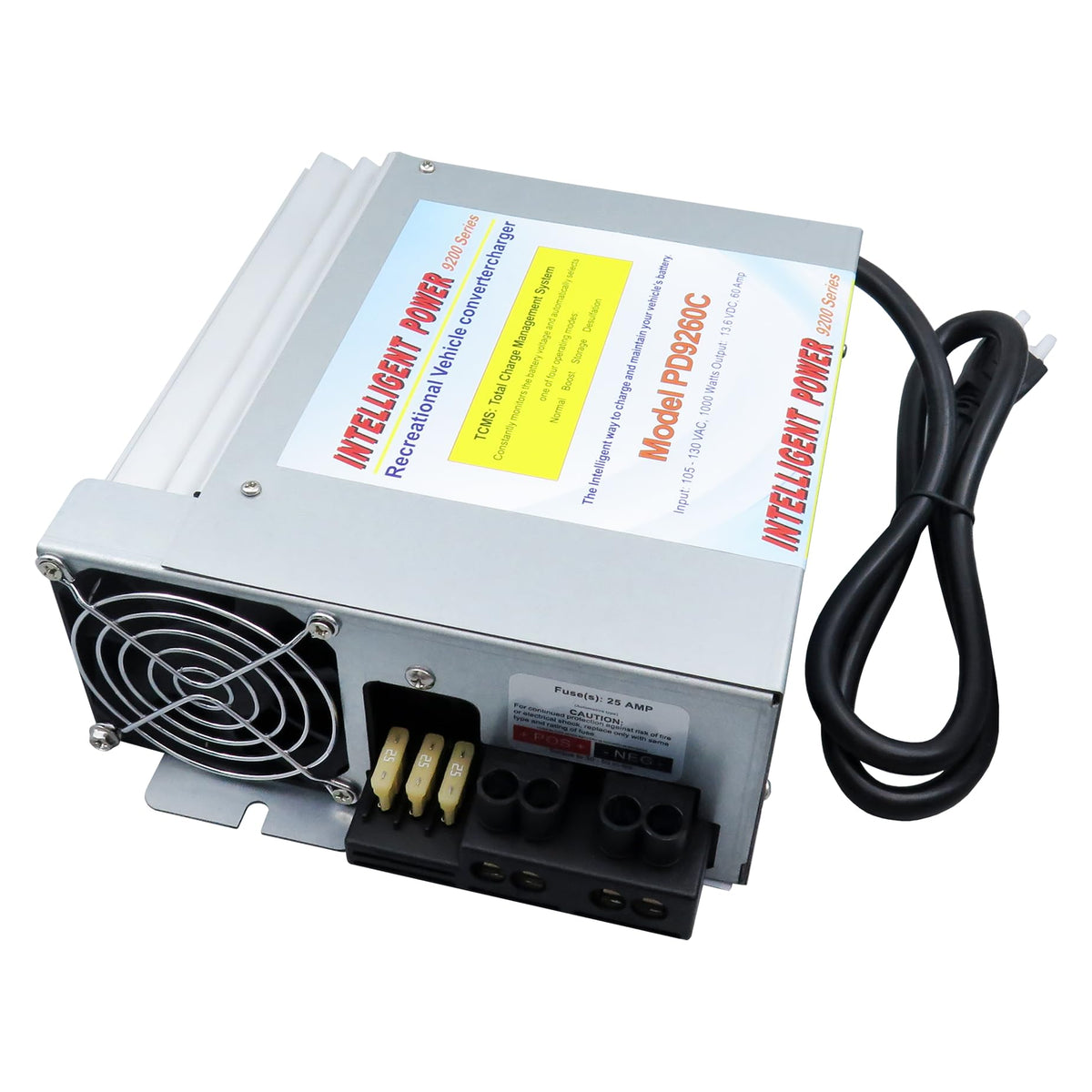 YILISAWIN PD9260CV specification label close-up showing input/output and model info