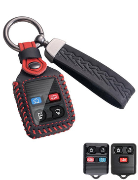YINEOR front view displaying button layout and neat fit for Ford keys