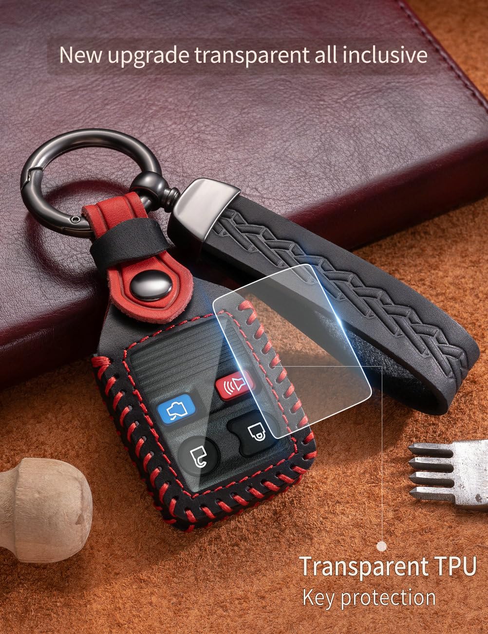 YINEOR on keyring with keys demonstrating organized carry convenience
