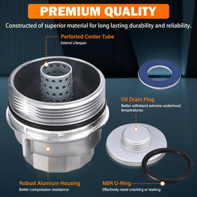 Yinlowa oil filter wrench and cap displayed for easier DIY oil changes
