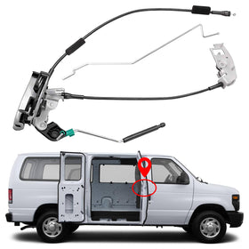 Yinlowa front assembly showing full side door latch for quick replacement