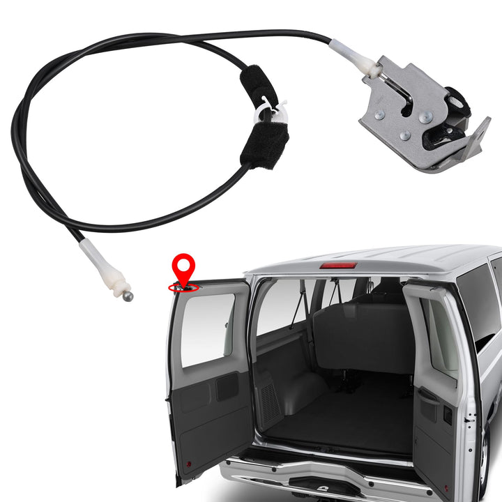 Yinlowa front latch assembly showing durable metal construction and easy replacement