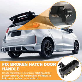Yinlowa handle installed on a Honda Fit hatch demonstrating restored access
