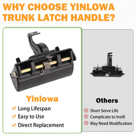 Yinlowa handle in packaging with included assembly ready for installation