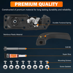 Yinlowa handle rear mounting detail highlighting attachment points