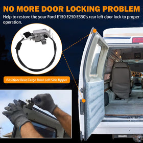 Yinlowa latch action angle showing secure engagement for reliable closing