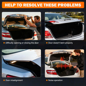 Yinlowa actuator mounted in trunk lid illustrating straightforward installation