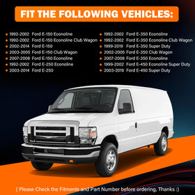 Yinlowa mounted on van door exterior demonstrating correct left-side fitment