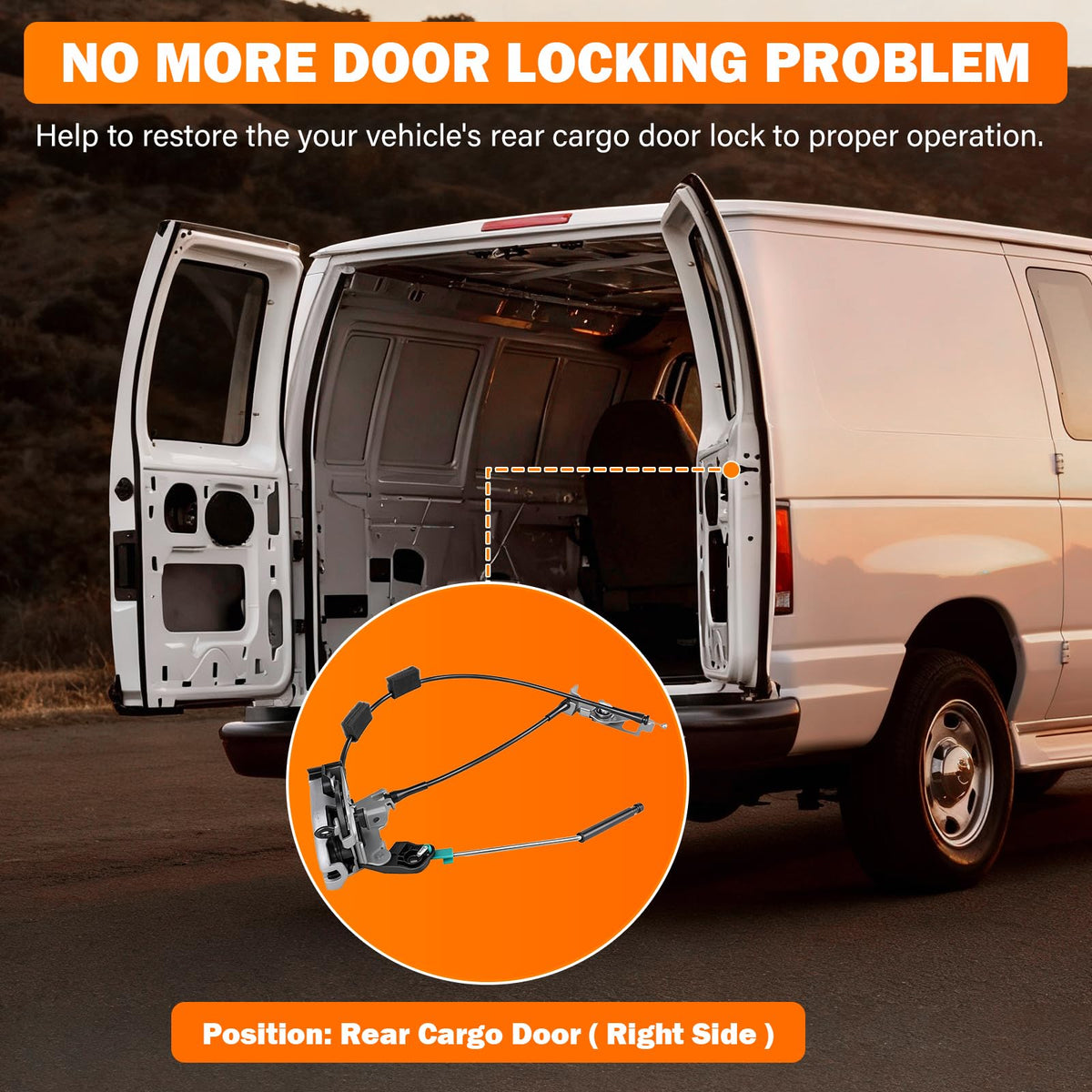 Yinlowa installed on van door showing scale and proper fit benefit