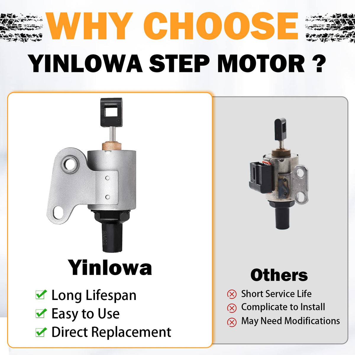 Yinlowa packaging and included items for ready‑to‑install convenience