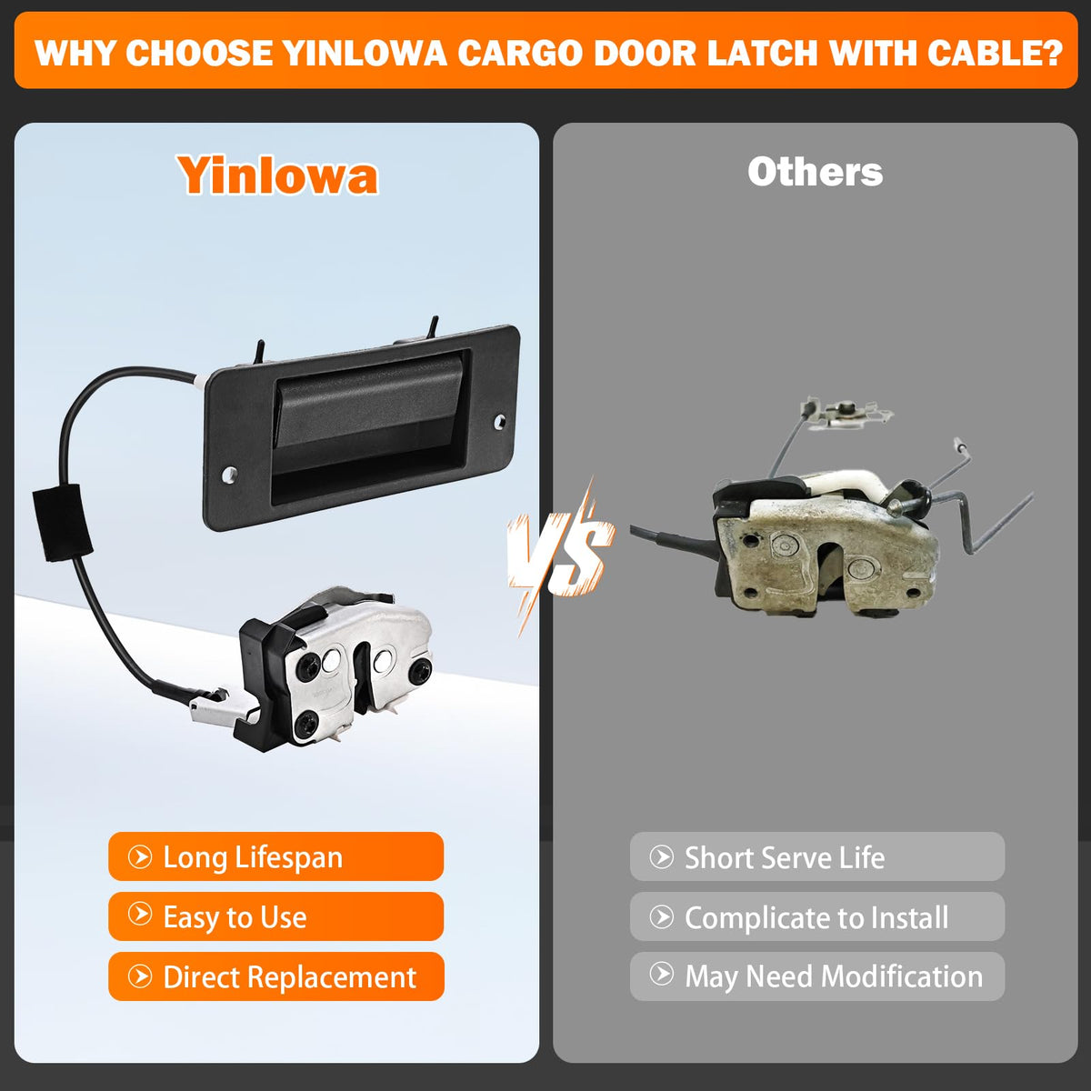 Yinlowa packaging and part label image showing OE number match and safe shipping