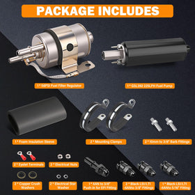 Yinlowa packaging and warranty card displaying included parts and coverage