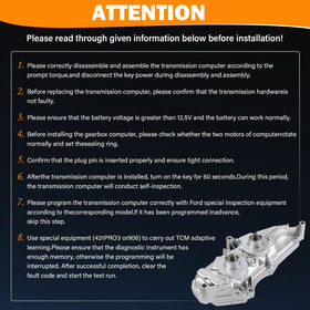 Yinlowa TCM installed in Ford Focus illustrating correct mounting benefit