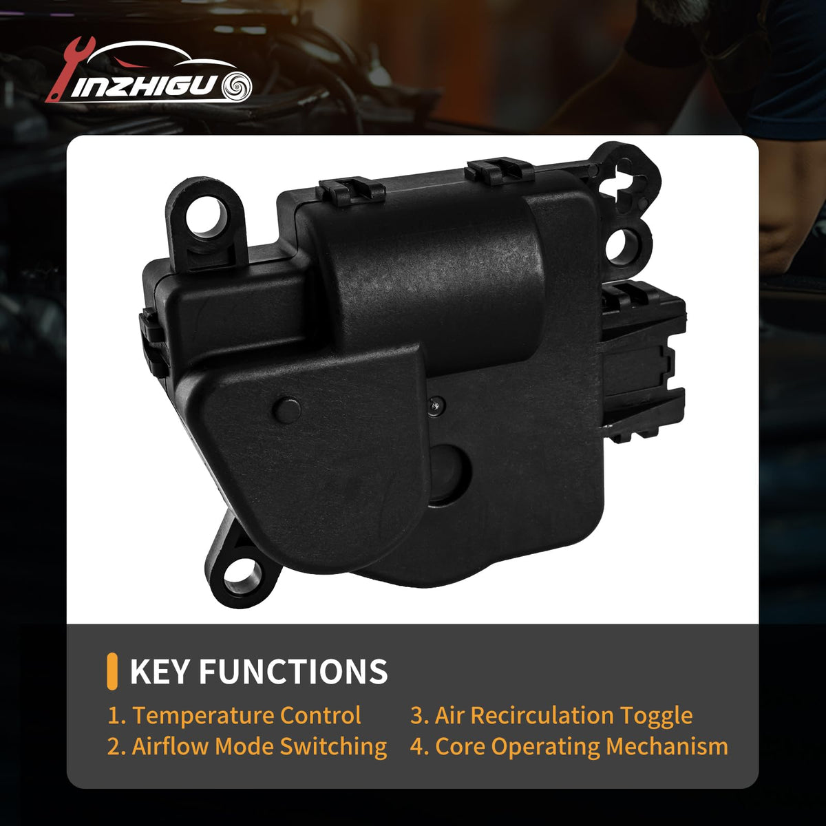 YINZHIGUO actuator side profile label showing part number match reliability