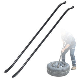 YINZIDUOLAI front view of two tire iron bars showing solid build and set benefit