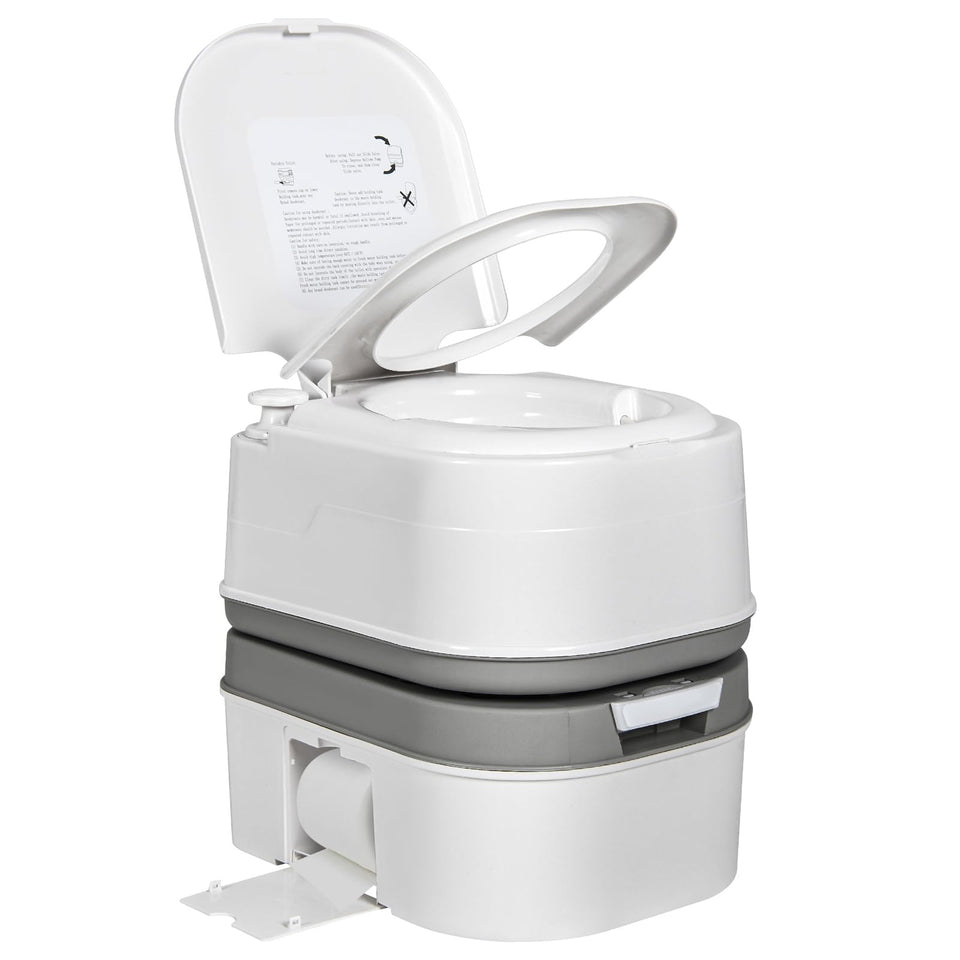 YITAHOME front view of portable toilet showing compact design and easy use