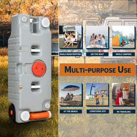 YITAHOME portable tank at campsite showing convenient water management