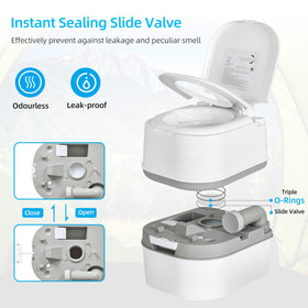YITAHOME built-in paper and detergent compartment for convenient storage