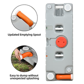 YITAHOME top handle and inlet ports for quick filling and connections