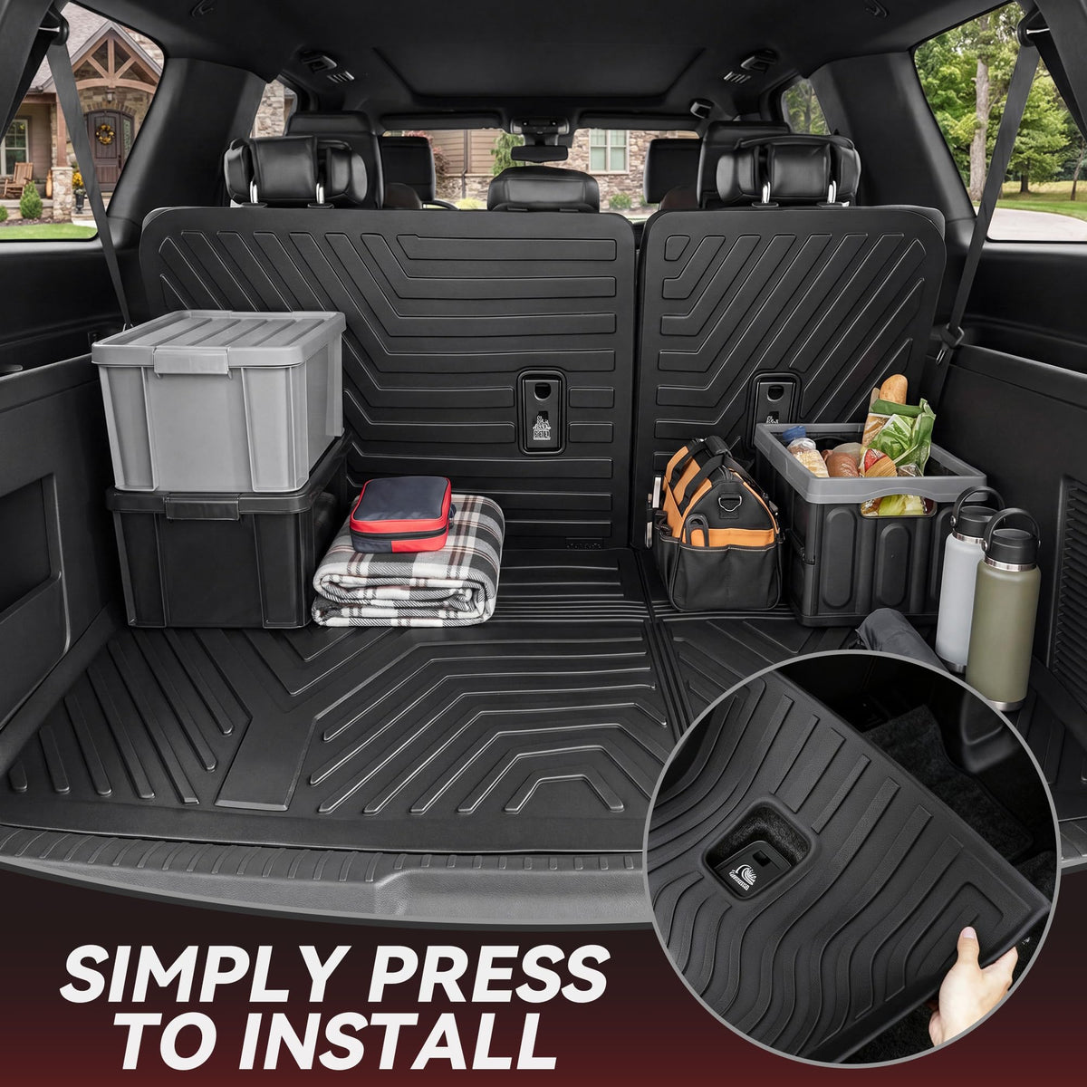 YITAMOTOR backrest liner protecting seat backs from scuffs and cargo marks