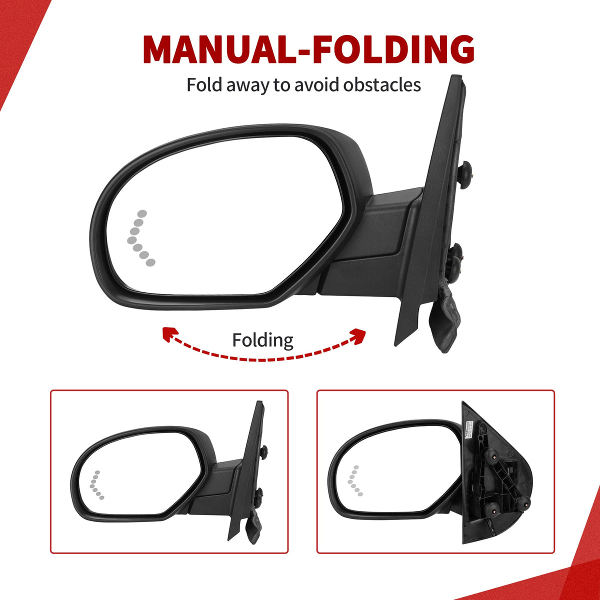 YITAMOTOR extended length shown to demonstrate towing visibility benefit