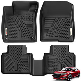 YITAMOTOR front row mats showing custom fit and full coverage