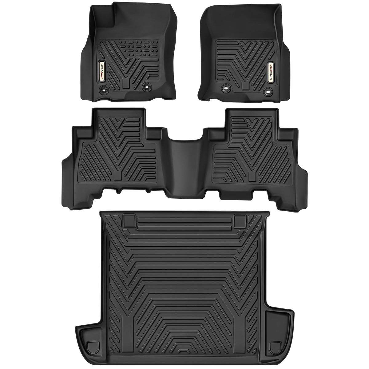 YITAMOTOR front seat mat overview showing full coverage and protection