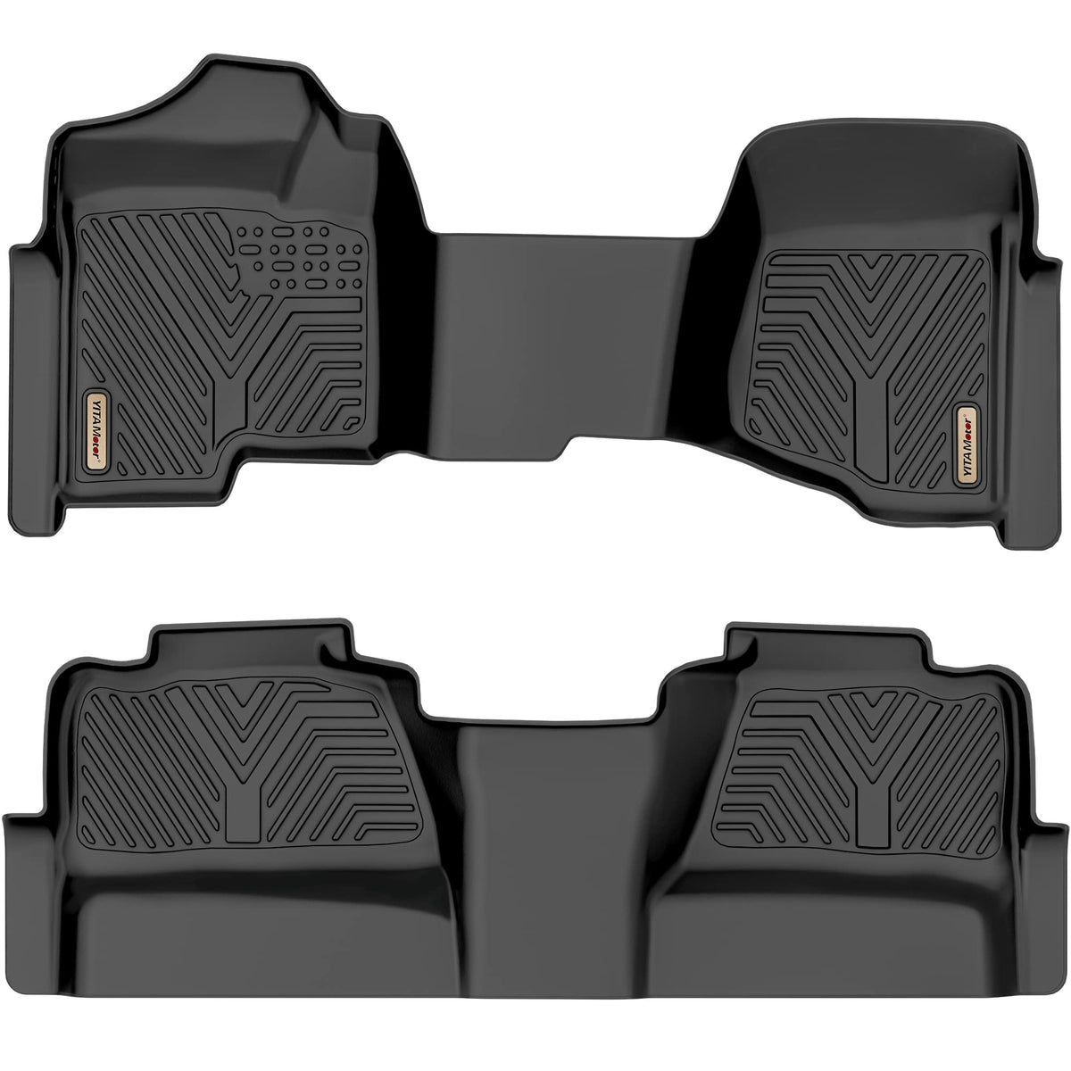 YITAMOTOR front mats showing precise crew cab fit and full protection