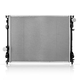YITAMOTOR front view radiator showing exact fit and mounting points for proper replacement