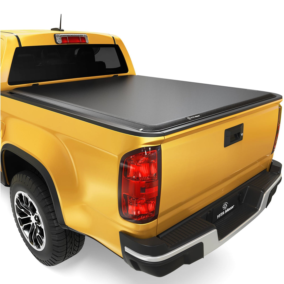 YITAMOTOR front view on Colorado bed showing sleek protection and improved aerodynamics
