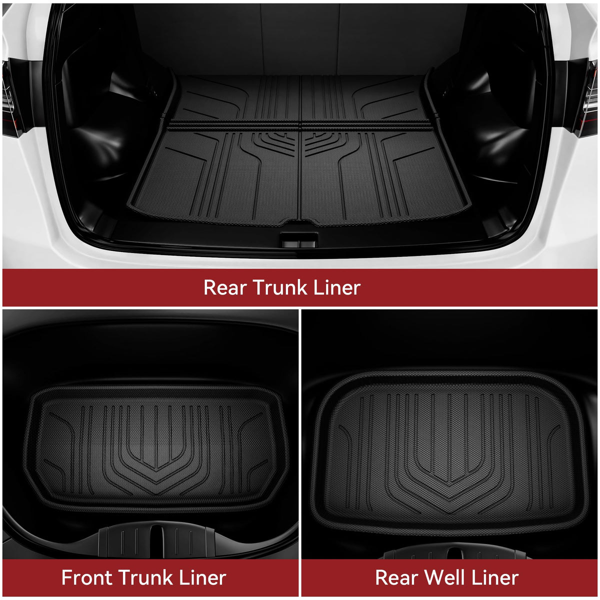 YITAMOTOR frunk liner texture close-up showing easy-clean surface