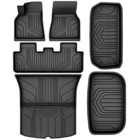 YITAMOTOR front liners top view showing precise fit and all-weather protection