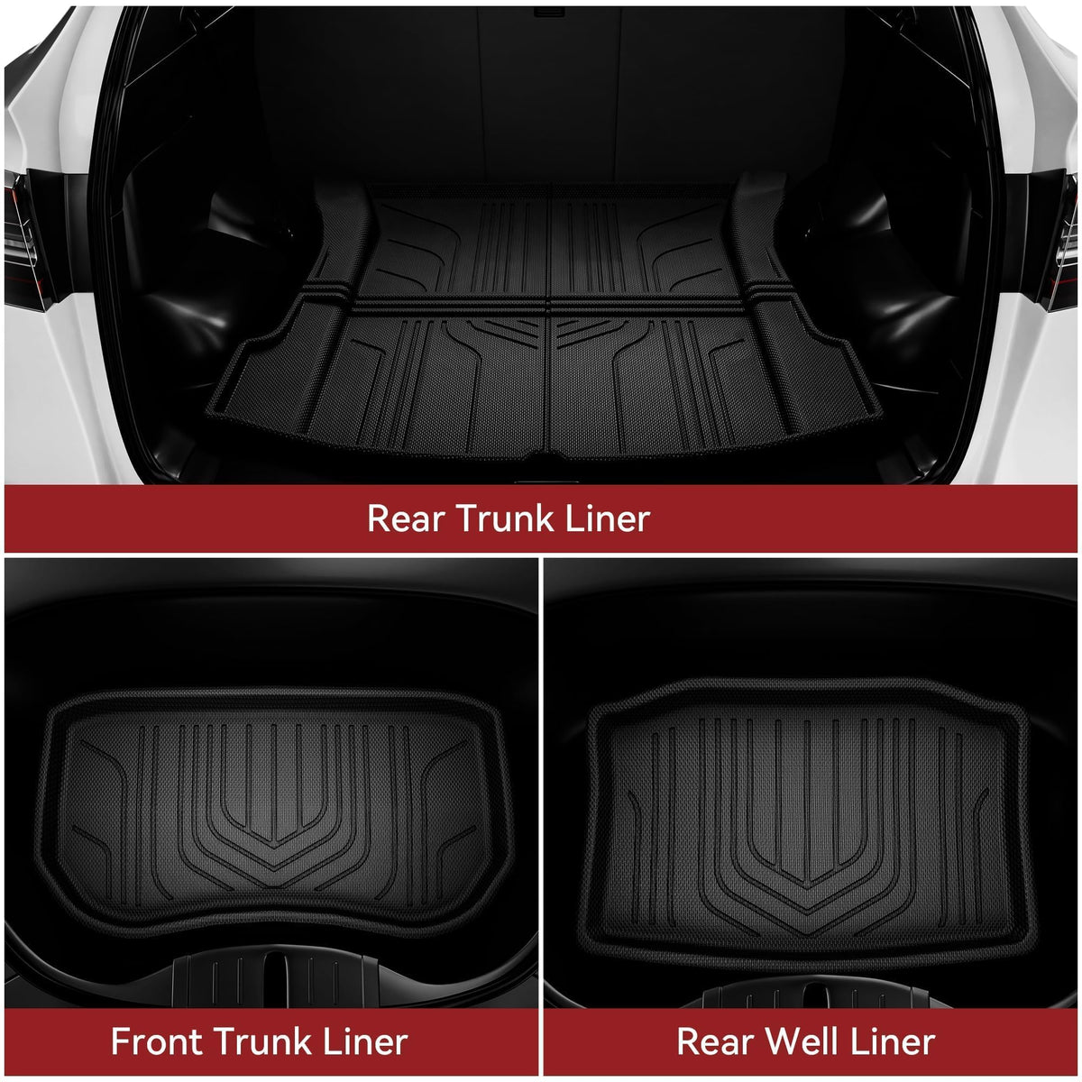 YITAMOTOR front trunk liner protecting frunk against spills and dirt