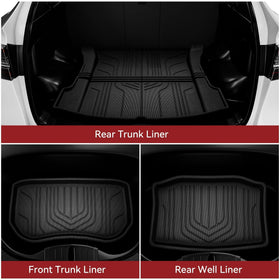 YITAMOTOR front trunk liner protecting frunk against spills and dirt
