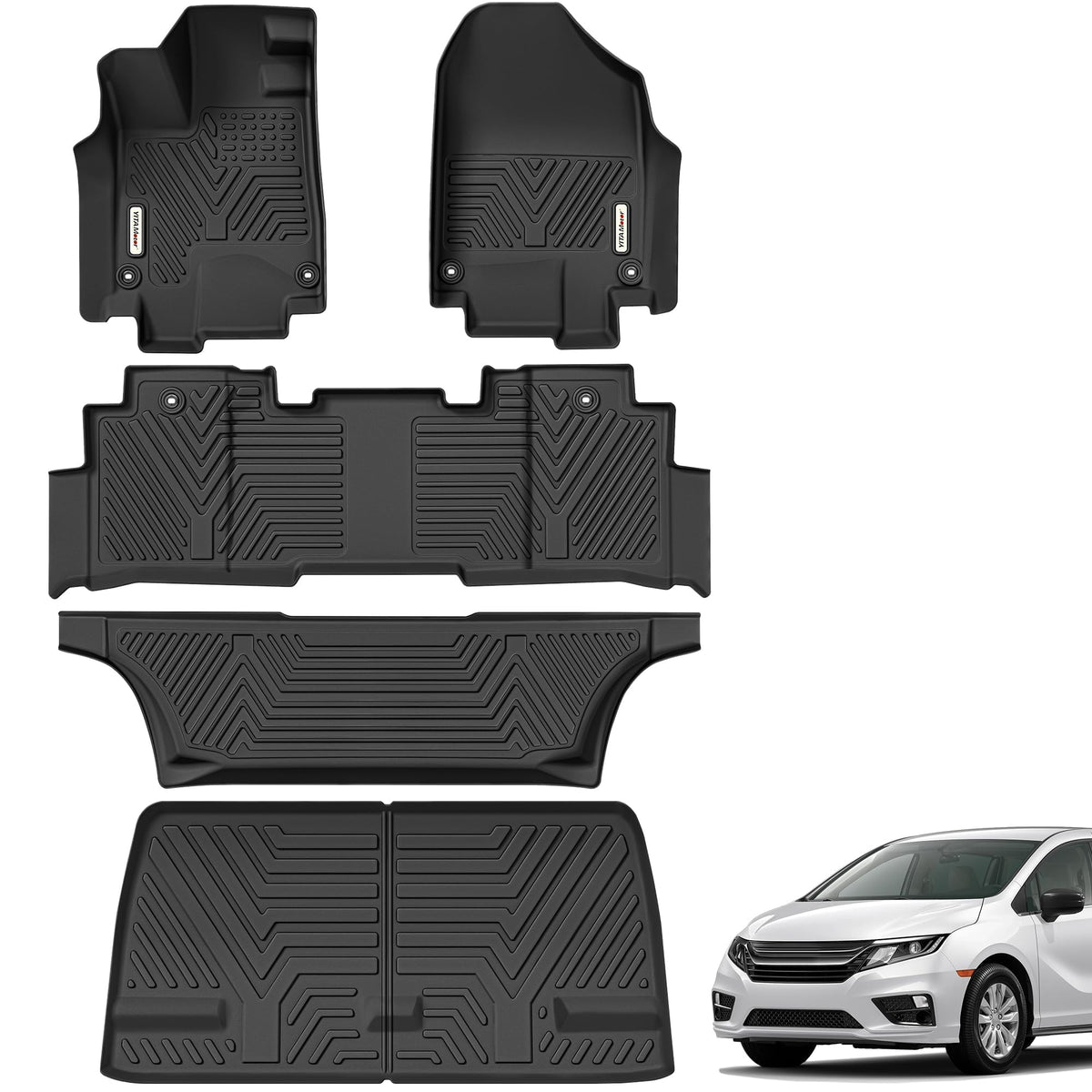 YITAMOTOR front row liner showing full coverage and spill protection