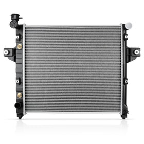 YITAMOTOR radiator front view showing fitment and sturdy construction benefit