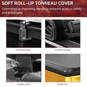 YITAMOTOR alloy rail and clamp detail showing secure, tool-free installation