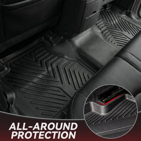 YITAMOTOR raised edge and channel design trapping liquids and debris