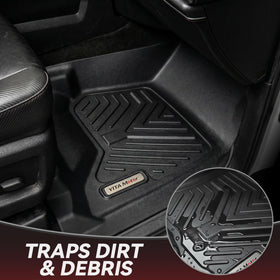 YITAMOTOR raised edge and channel that traps liquids and debris