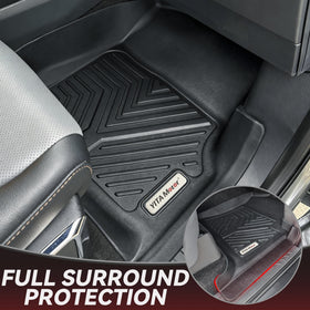 YITAMOTOR rear mat under-seat coverage protecting rear footwell from debris