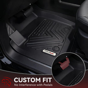YITAMOTOR rear mats covering underseat storage area providing complete protection