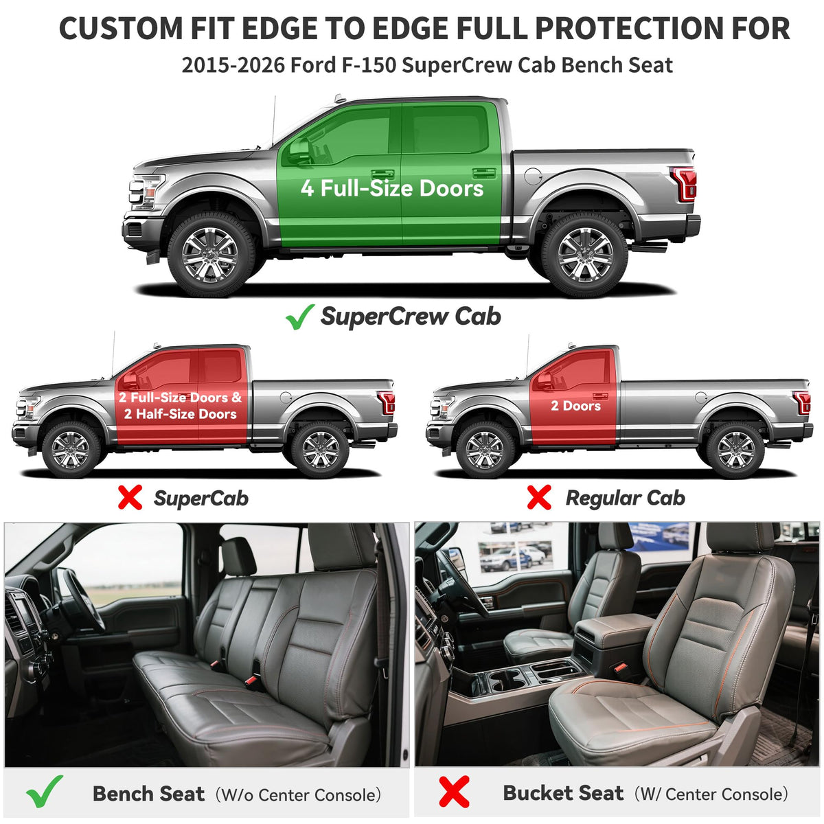 YITAMOTOR second row mat installed offering full back-seat protection