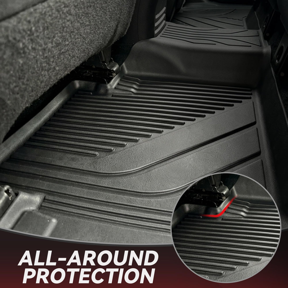 YITAMOTOR raised lip edge containing spills and preventing carpet damage