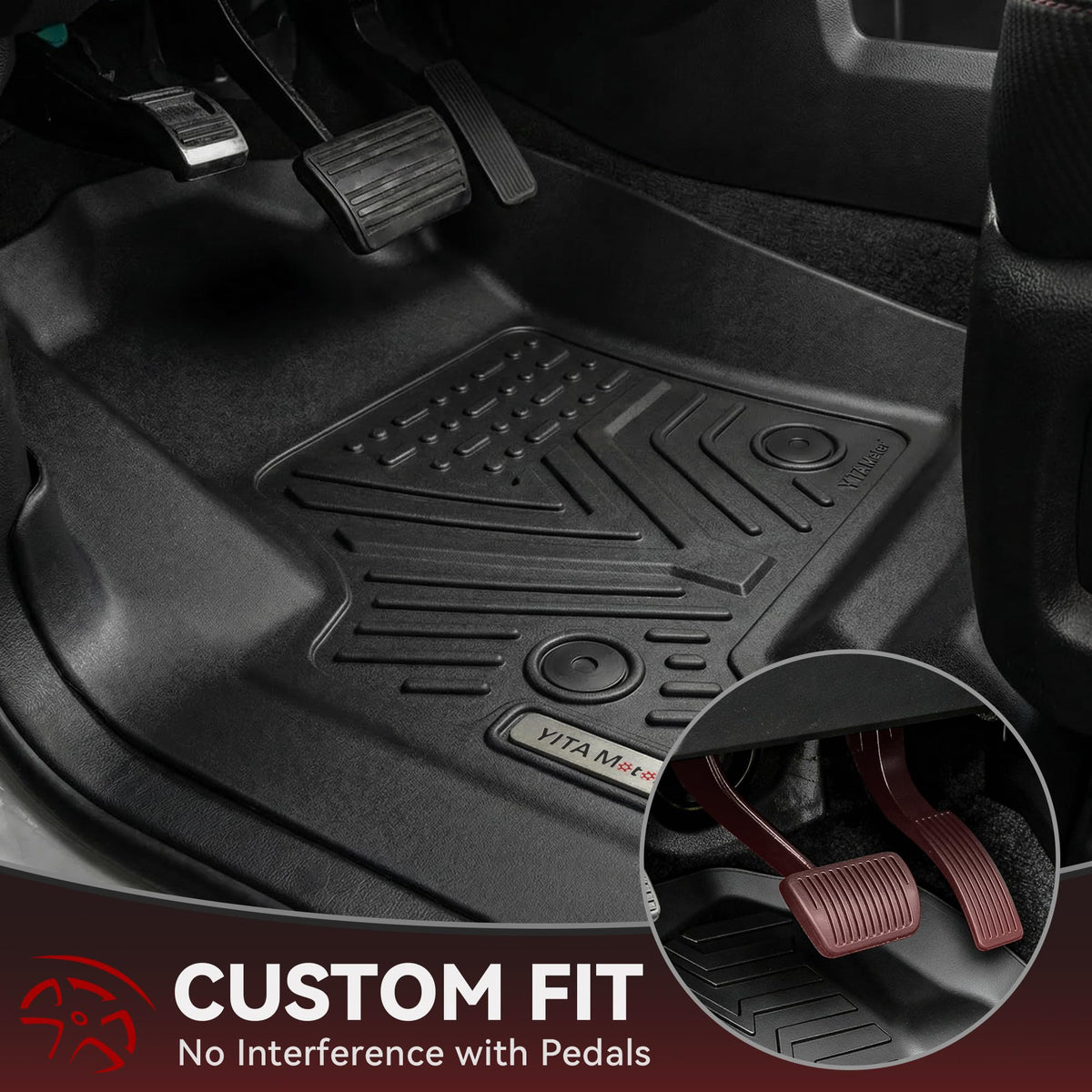 YITAMOTOR textured surface close-up for improved grip and wear resistance