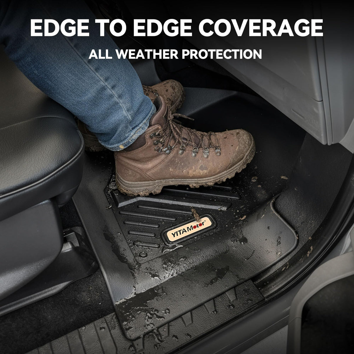 YITAMOTOR textured surface preventing slipping for safer footing